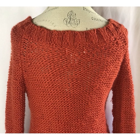 Anthropololgie Spiegel Red Knit Sweater - Picture 9 of 10